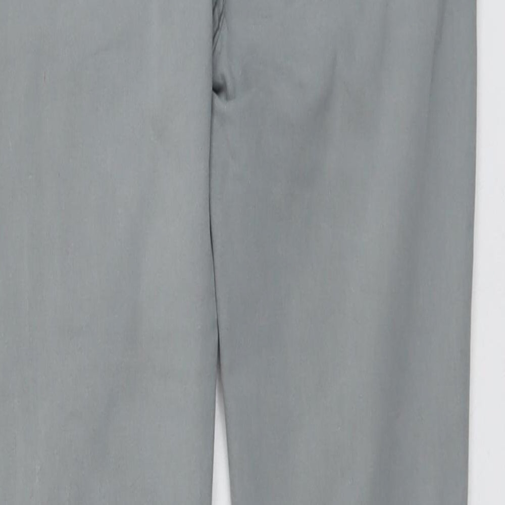 Momokrom Womens Grey Cotton Skinny Jeans Size 10 L25 in Regular Button