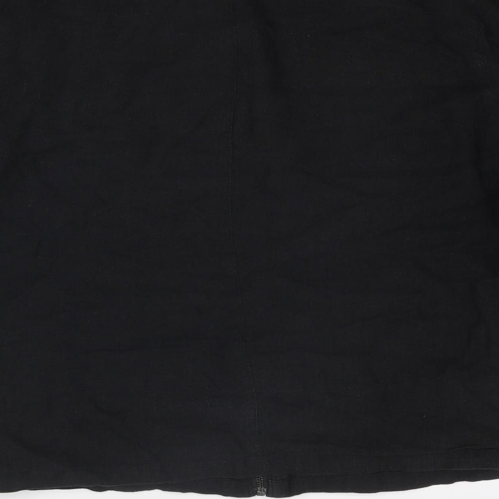 H&M Mens Black Jacket Size S Zip