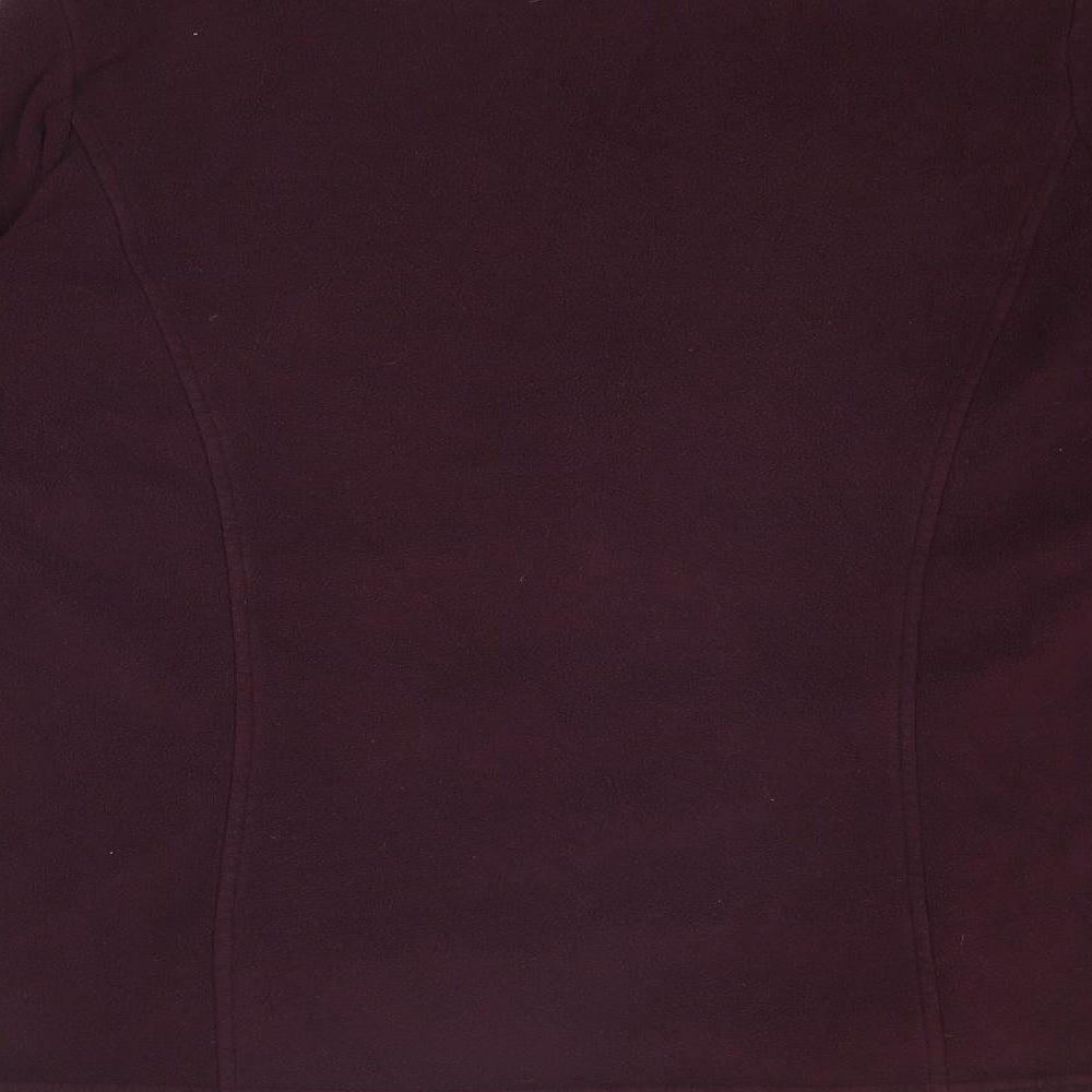Marks & Spencer Womens Purple Jacket Size 16 Zip