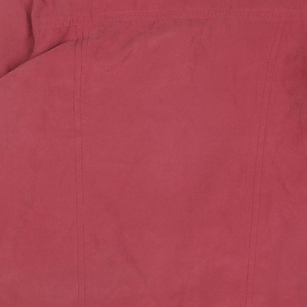 Katherine Hammond Womens Pink Jacket Size 12 Zip