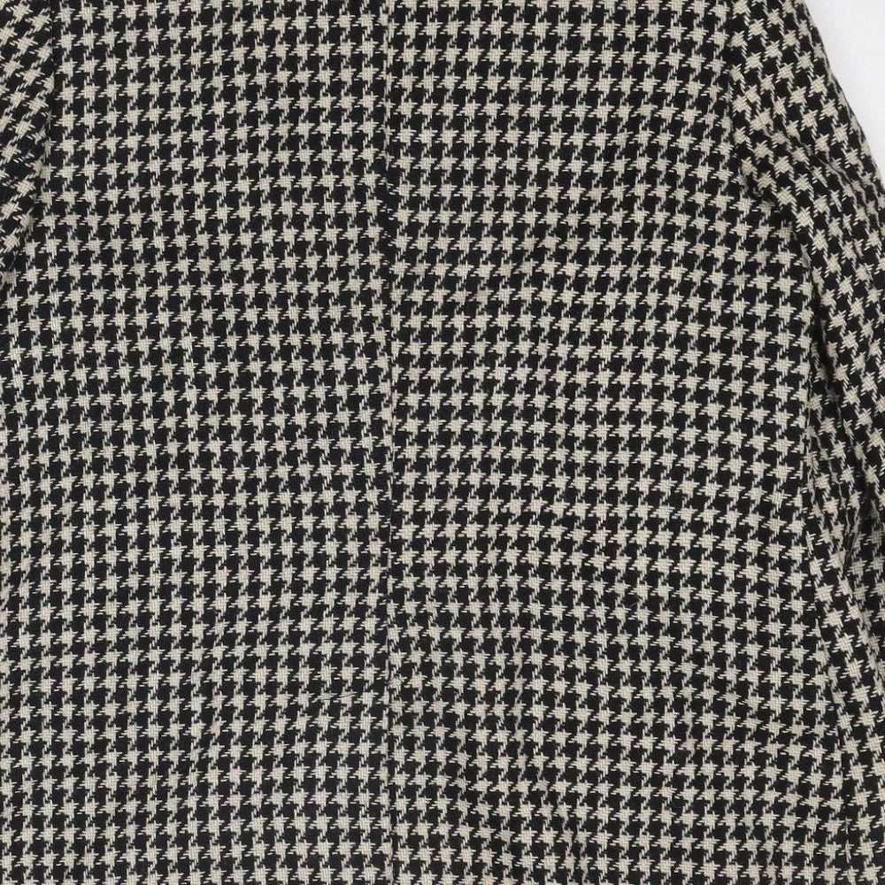 James Lakeland Womens Black Geometric Jacket Size XL Snap