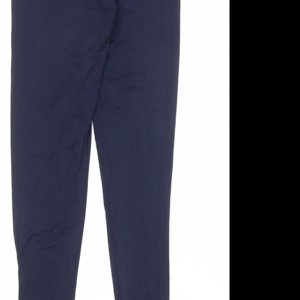 Marks & Spencer Womens Blue Viscose Carrot Leggings Size 10