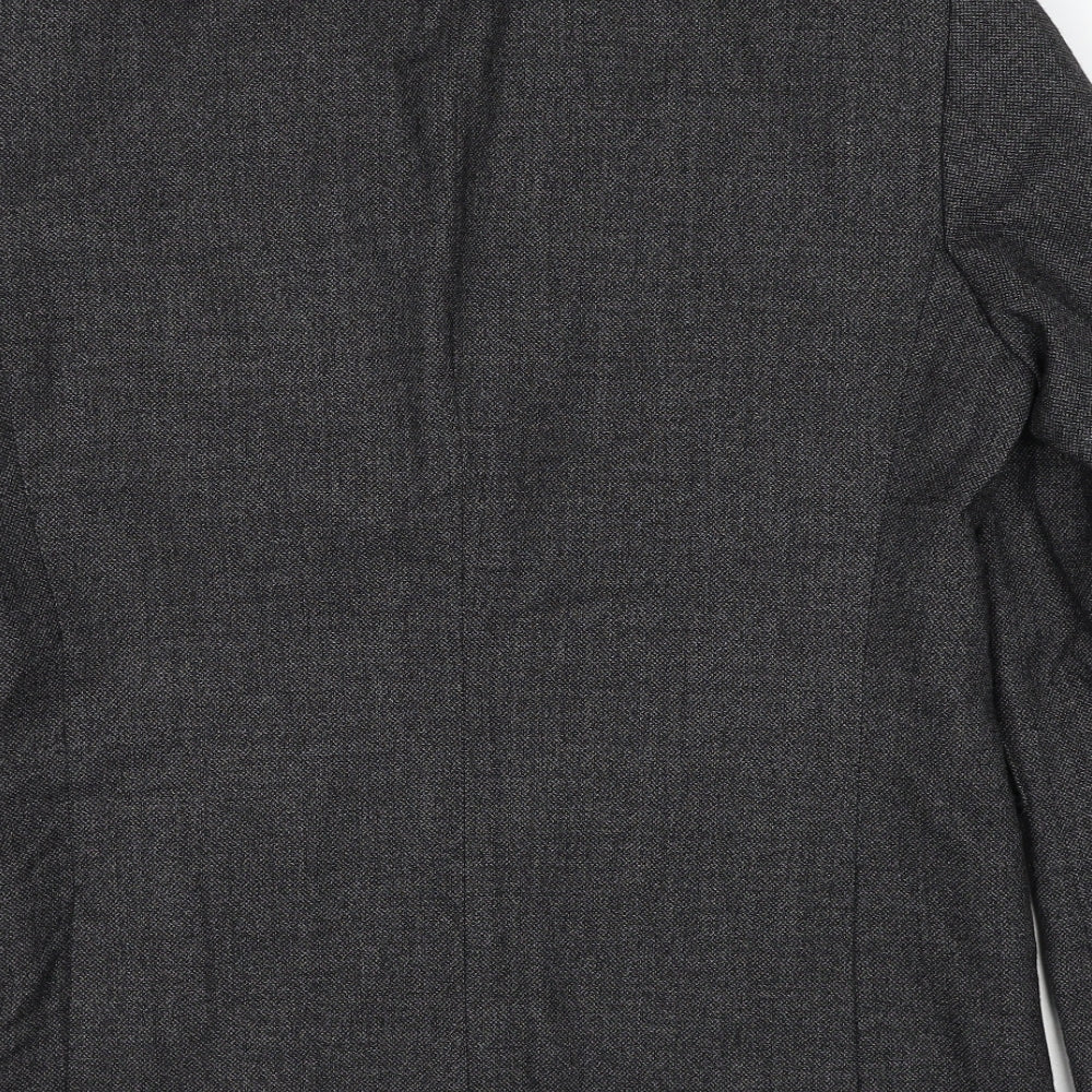 NEXT Mens Grey Wool Jacket Blazer Size 40 Regular