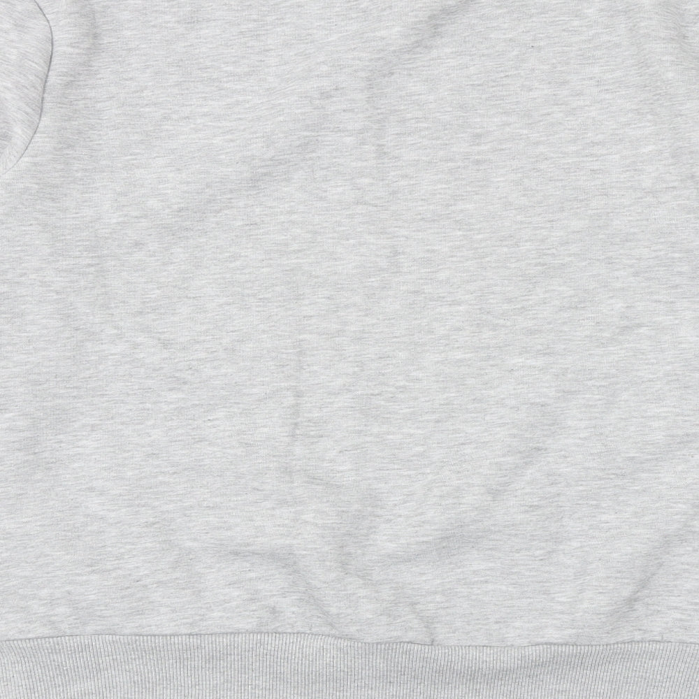 River Island Mens Grey Polyester Pullover Sweatshirt Size S