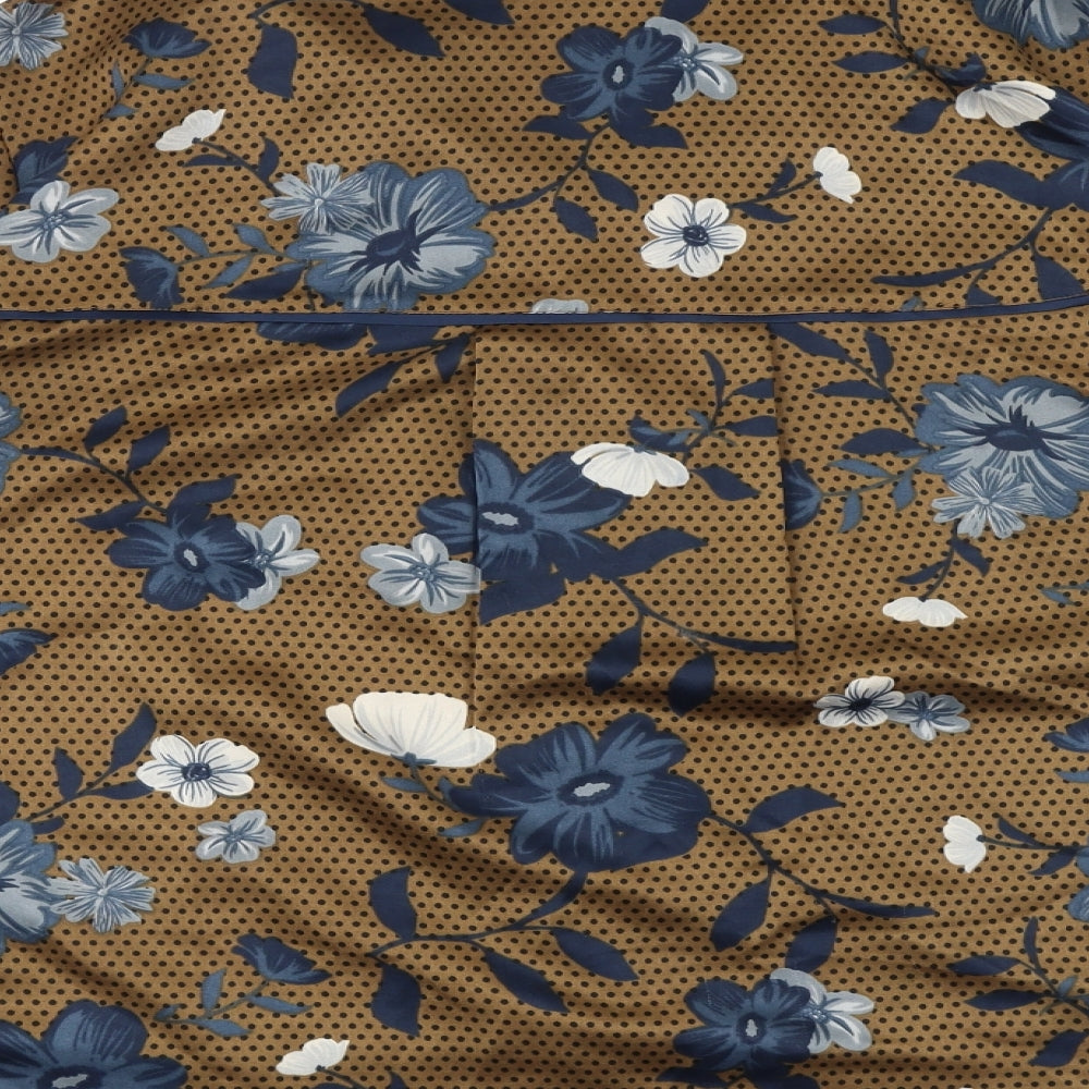 Great Plains Womens Brown Geometric Polyester Basic Button-Up Size S Collared