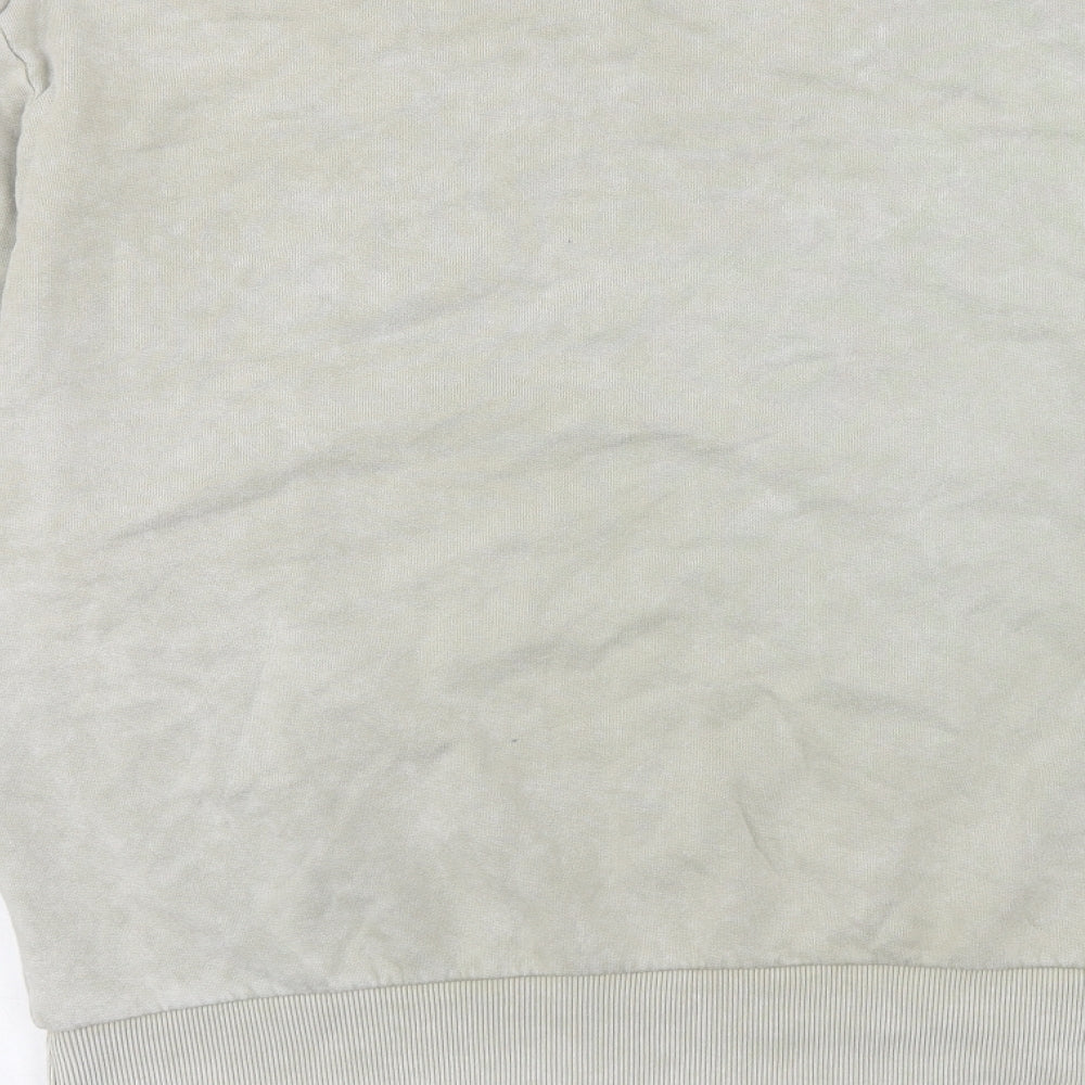 COLLUSION Mens Grey Cotton Pullover Sweatshirt Size L - U.R.L