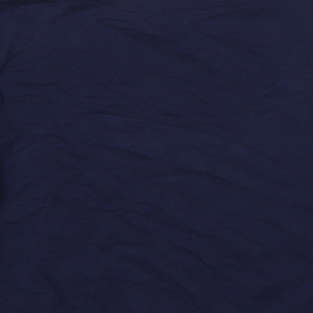 Dorothy Perkins Womens Blue Cotton Pullover Sweatshirt Size 14 Pullover