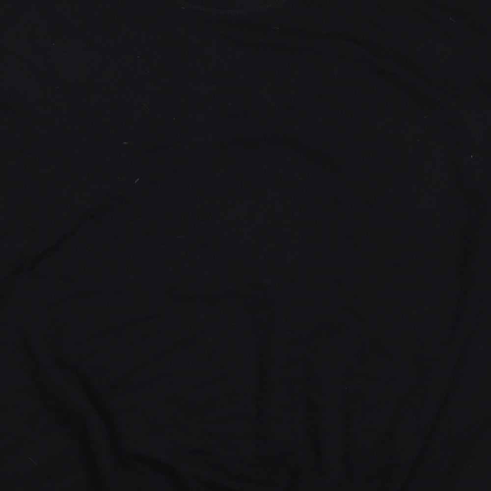 Blue Thunder Mens Black Cotton Pullover Sweatshirt Size L