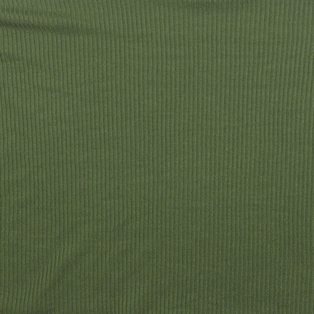 Divided by H&M Womens Green Mock Neck Polyester Pullover Jumper Size M