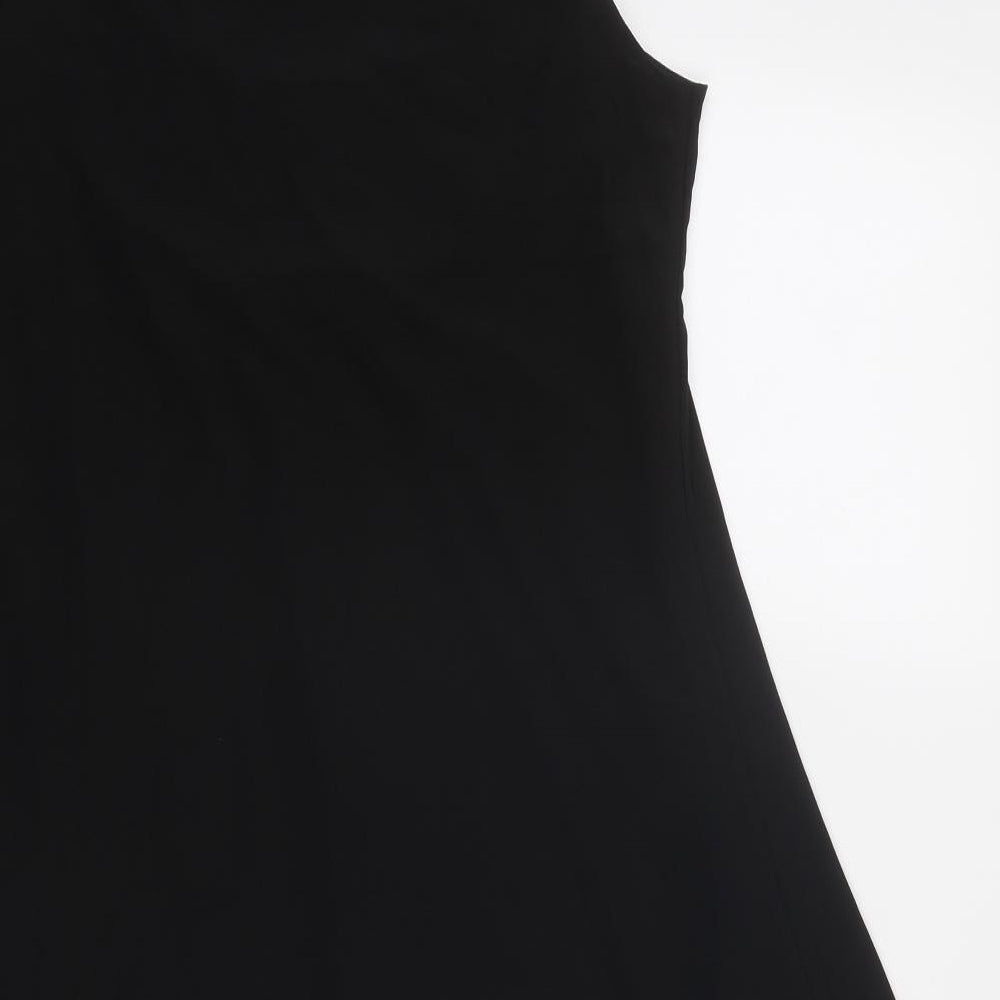 Butler & Wilson Womens Black Polyester Trapeze & Swing Size M Round Neck Pullover