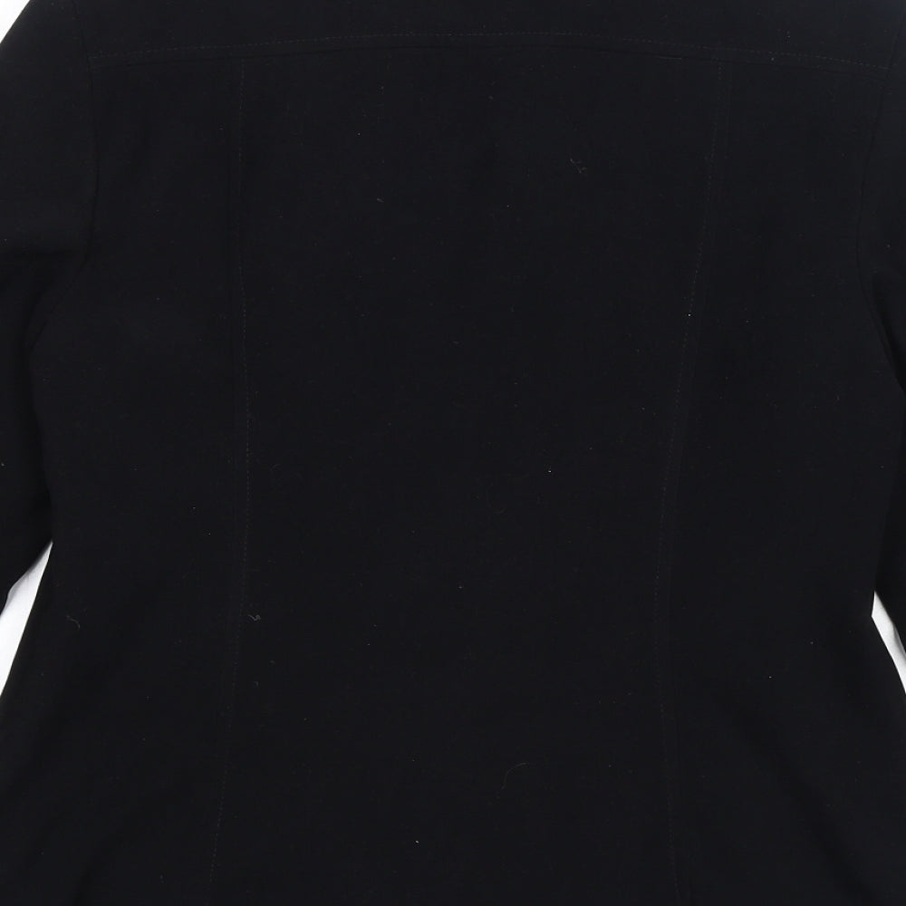 CMD Womens Black Jacket Size 10 Zip