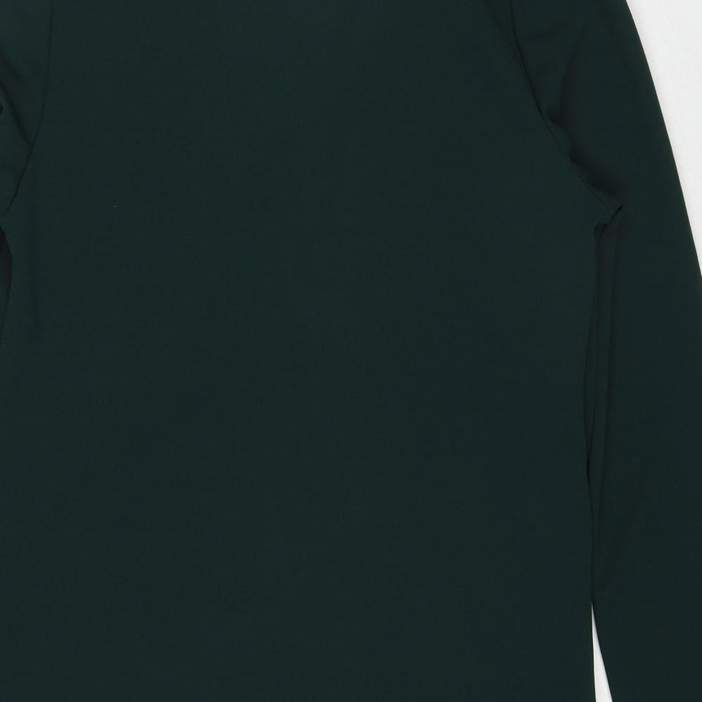 Kimi&Co Womens Green Overcoat Coat Size S Button