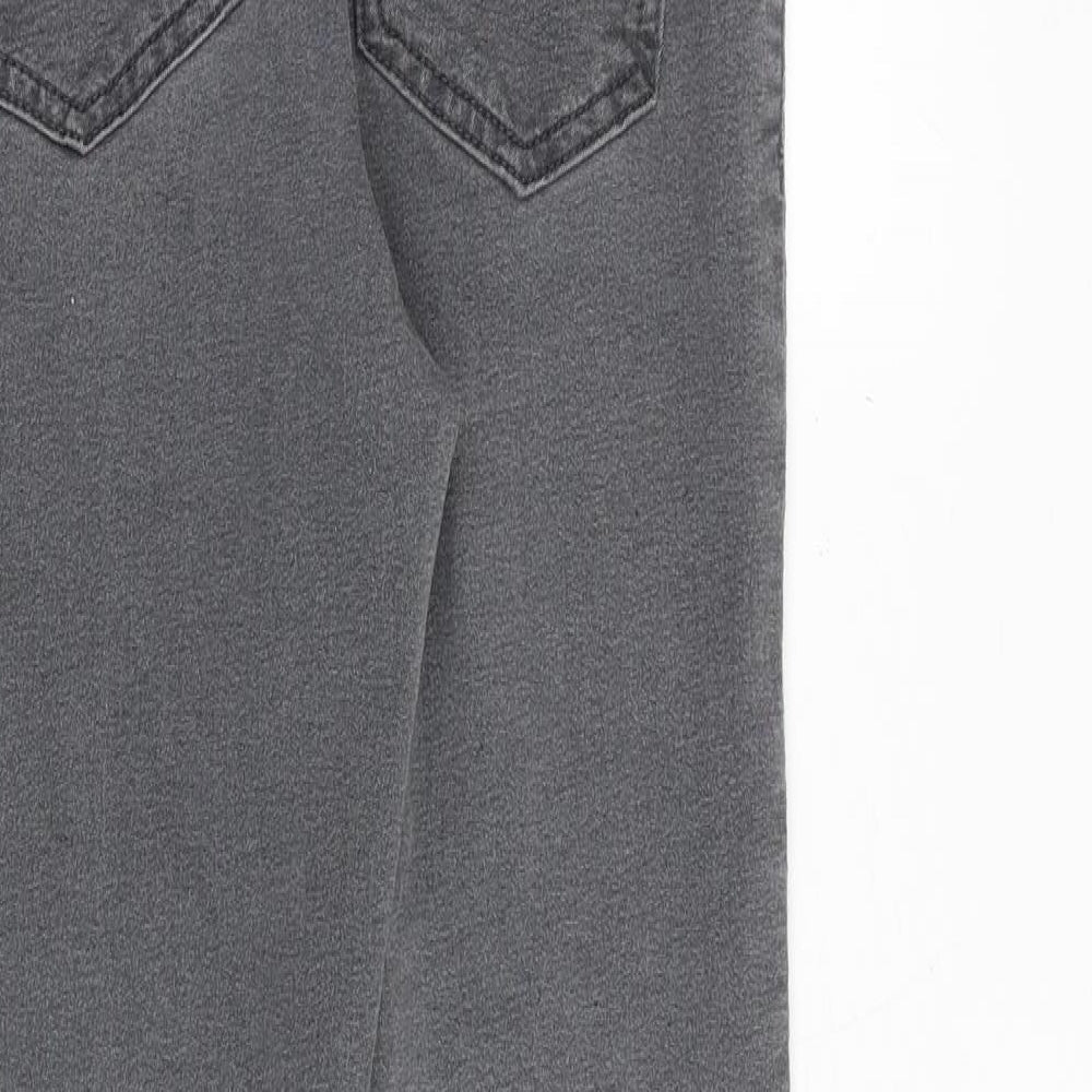 Marks & Spencer Womens Grey Cotton Jegging Jeans Size 6 Regular