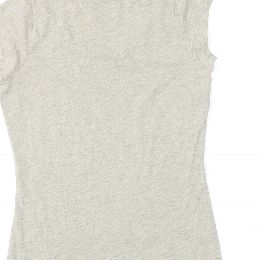 Element Womens Green Polyester Basic T-Shirt Size S Round Neck - Bumper to Bumper