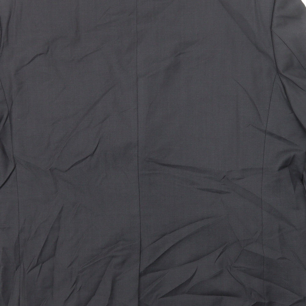 Marks & Spencer Mens Grey Wool Jacket Suit Jacket Size 46 Regular