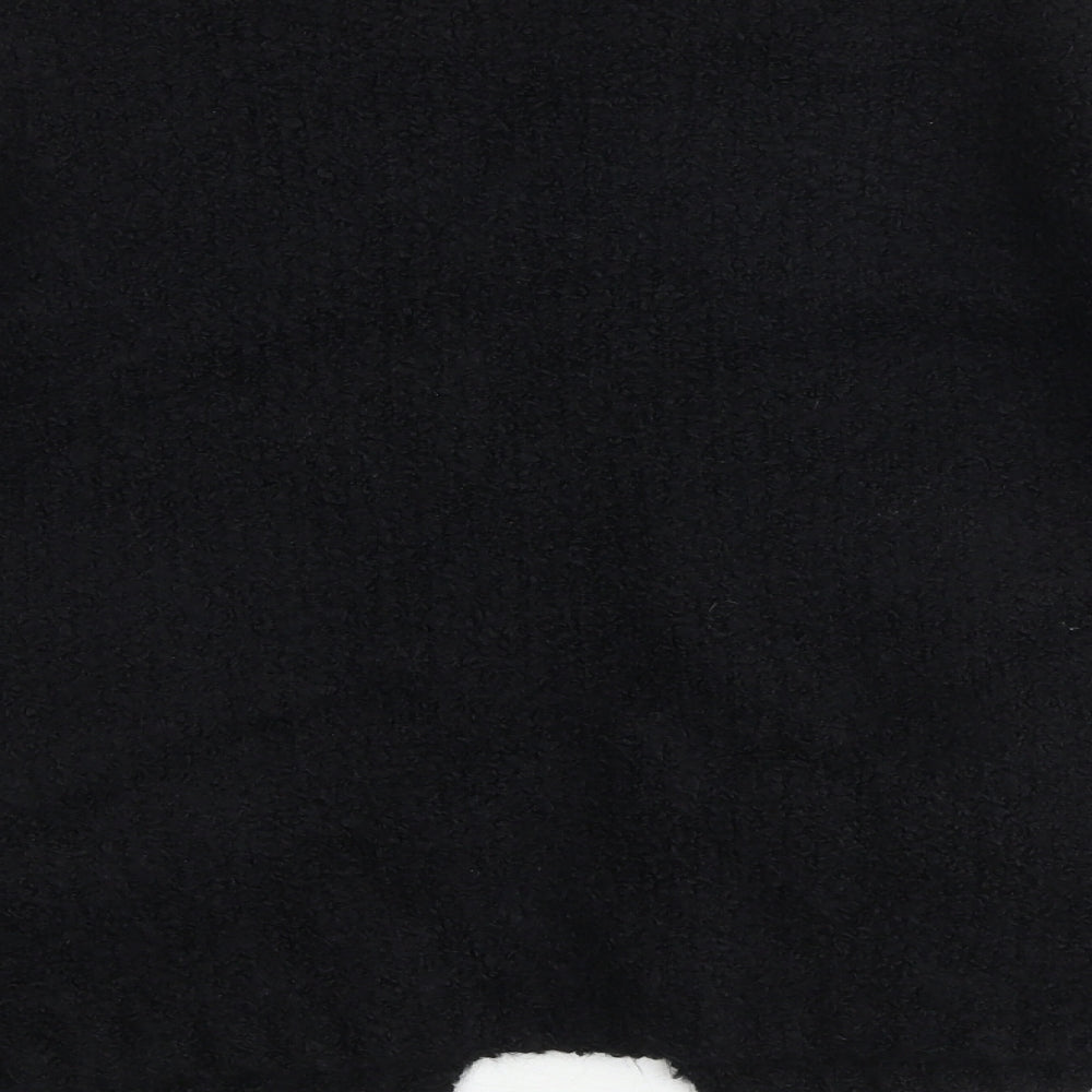 Marks & Spencer Womens Black V-Neck Acrylic Cardigan Jumper Size M