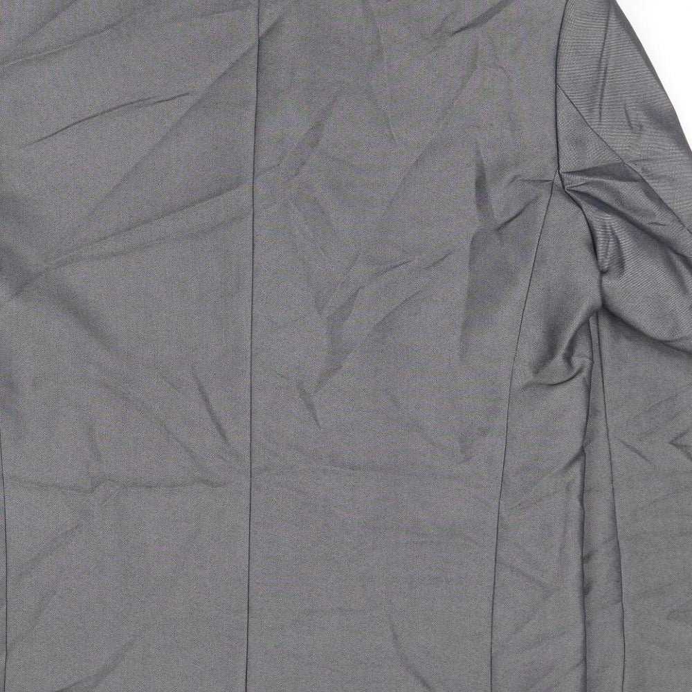 Stonebridge Mens Grey Polyester Jacket Blazer Size 38 Regular