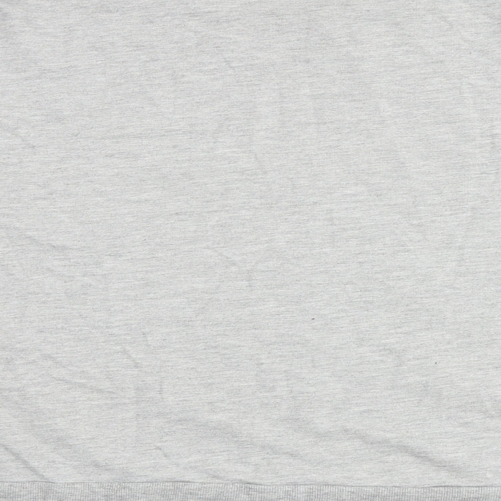 ASOS Womens Grey Cotton Pullover Sweatshirt Size 16 Pullover - Out of Office