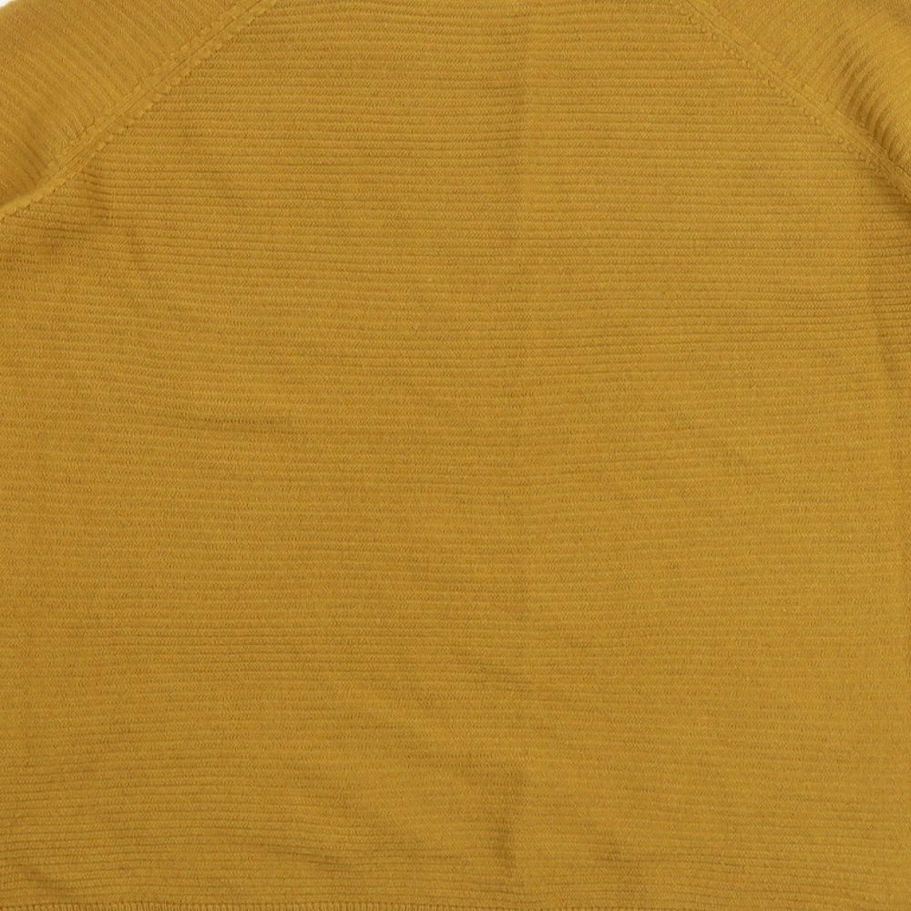 Jaqueline de Yong Womens Brown Round Neck Acrylic Pullover Jumper Size XS