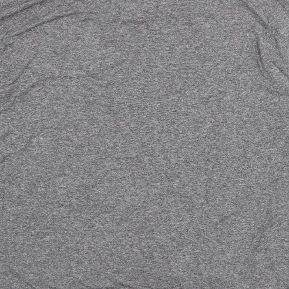 Zara Womens Grey Round Neck Polyester Pullover Jumper Size M