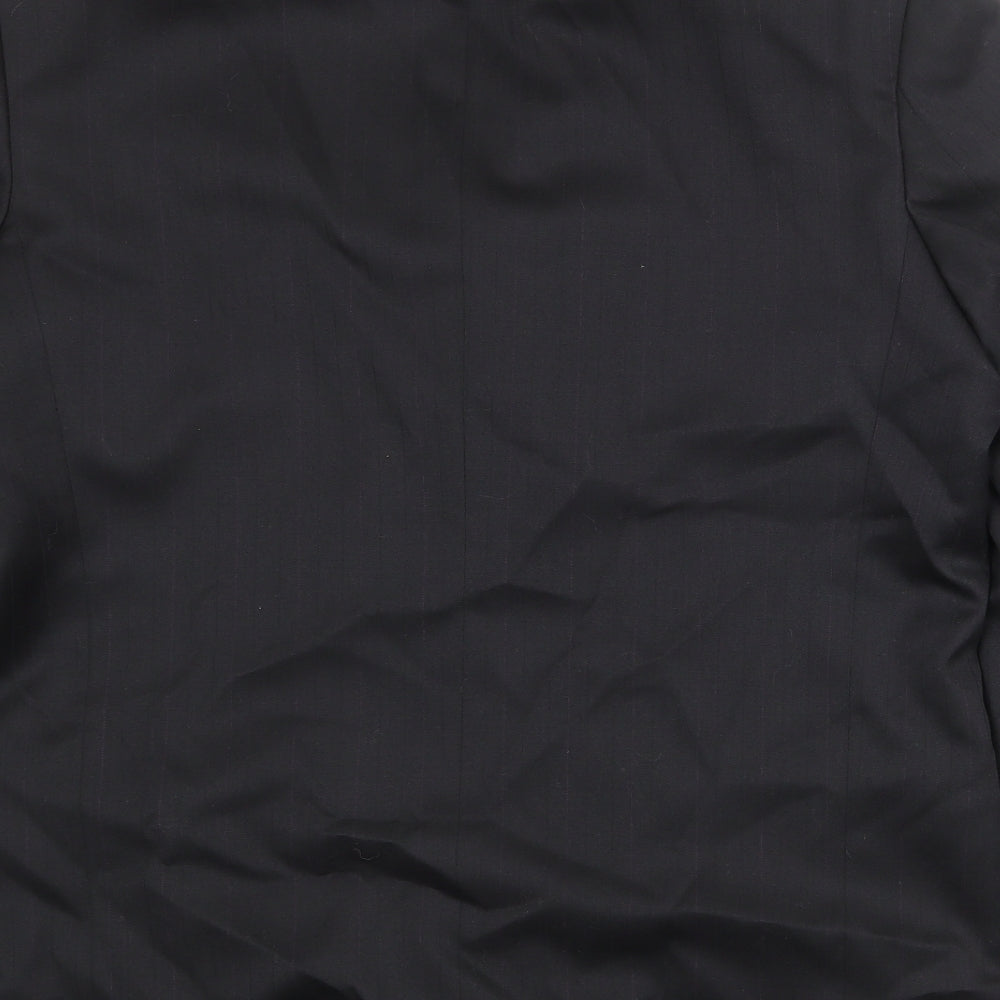 Horne Brothers Mens Black Polyester Jacket Suit Jacket Size 42 Regular