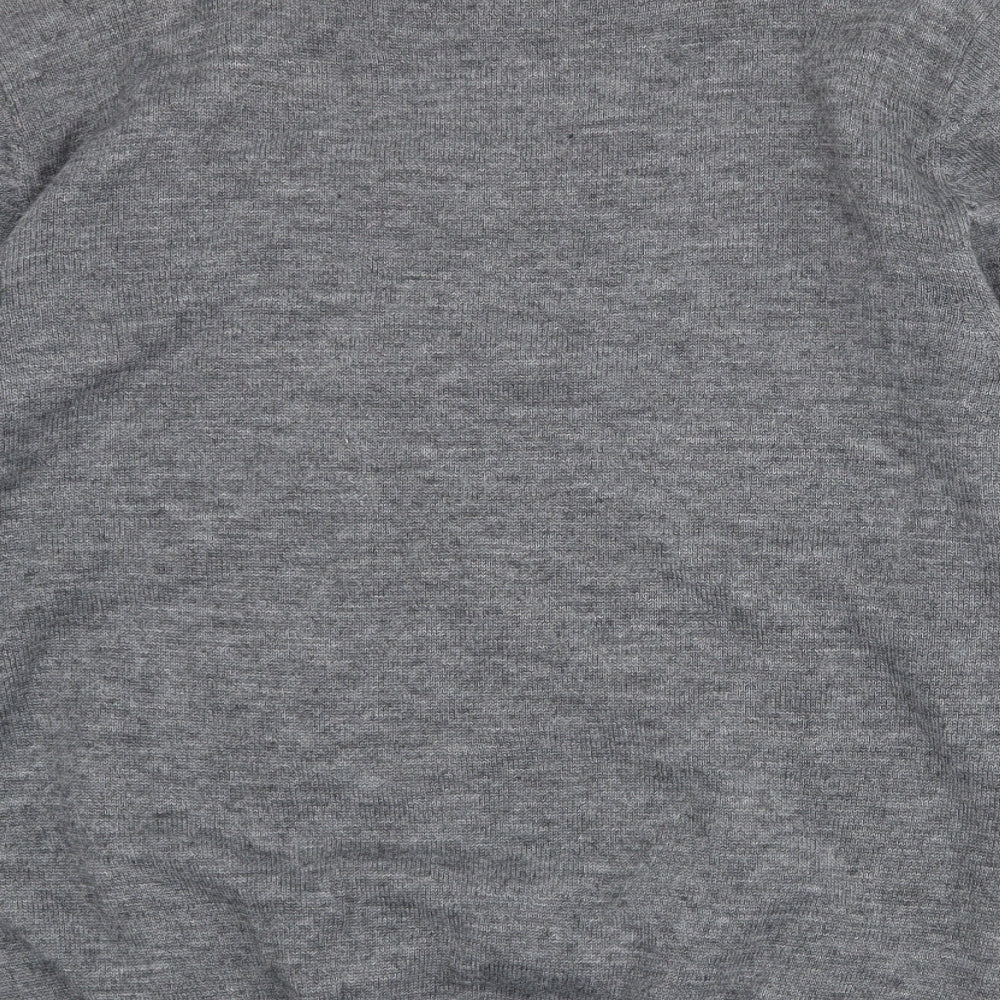 Cutter & Buck Mens Grey Wool Pullover Sweatshirt Size L