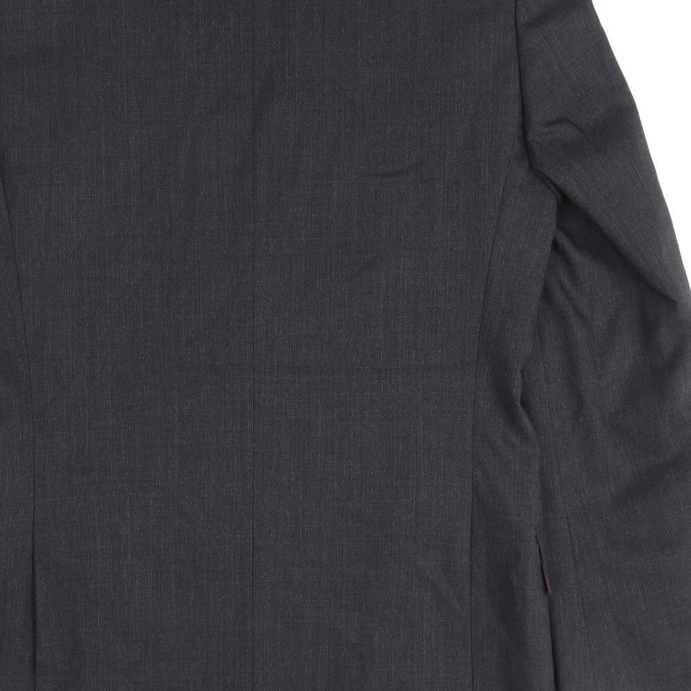Marks & Spencer Mens Grey Wool Jacket Suit Jacket Size 40 Regular