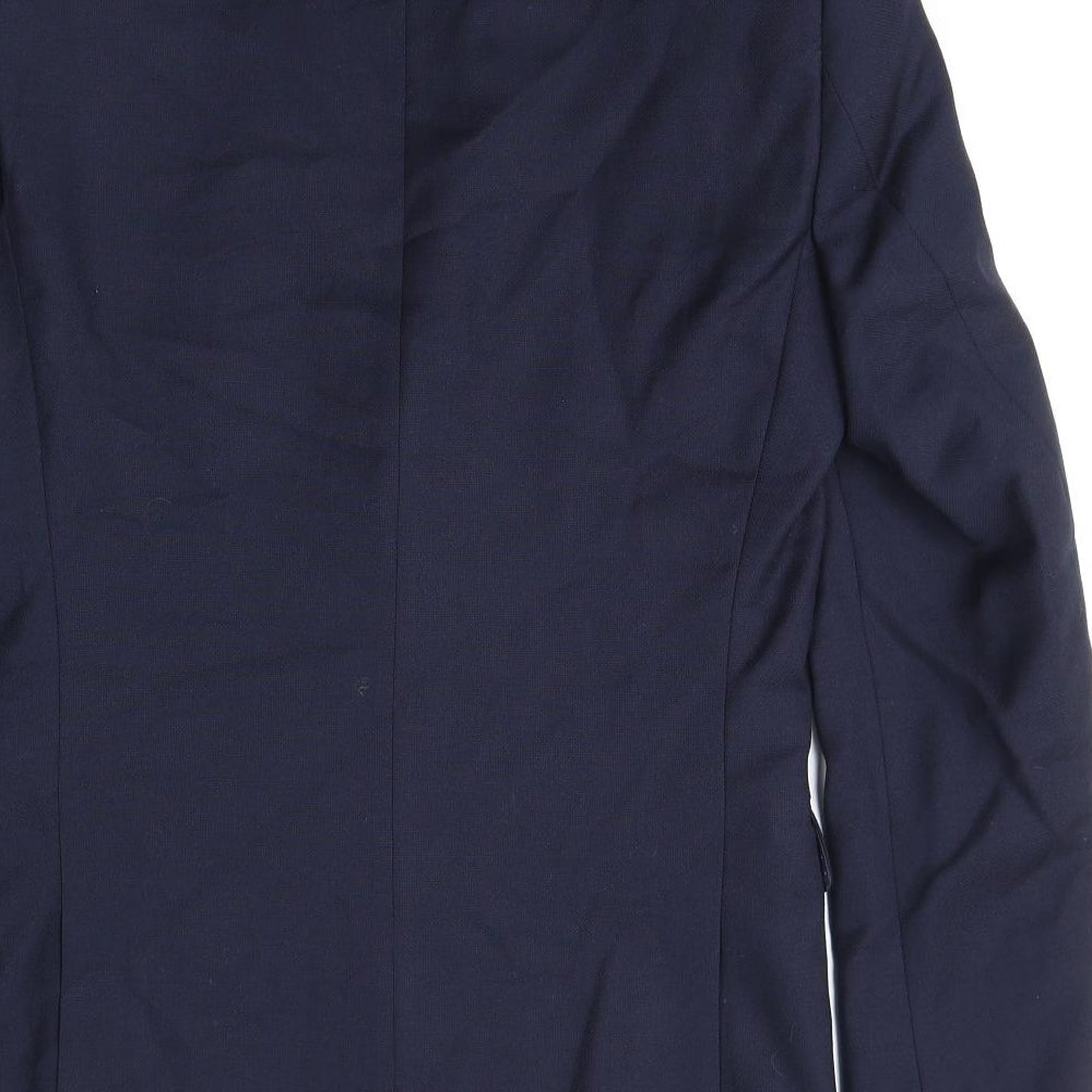 NEXT Mens Blue Wool Jacket Suit Jacket Size 38 Regular