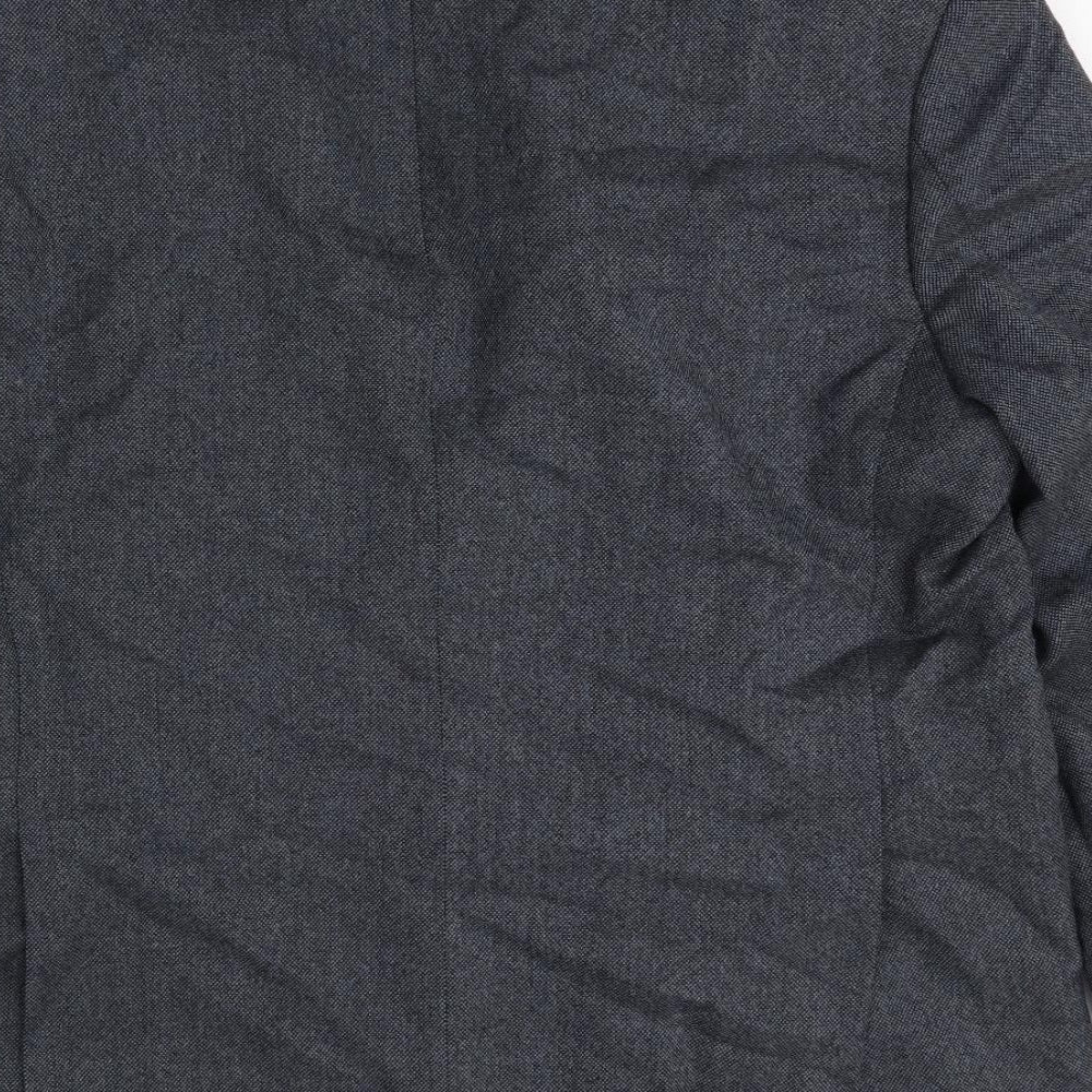 Marks & Spencer Mens Grey Wool Jacket Suit Jacket Size 44 Regular