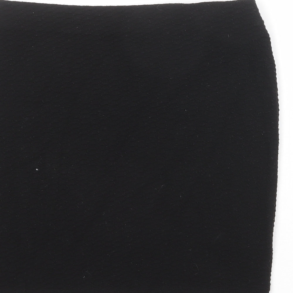 Marks & Spencer Womens Black Polyester Bandage Skirt Size 10