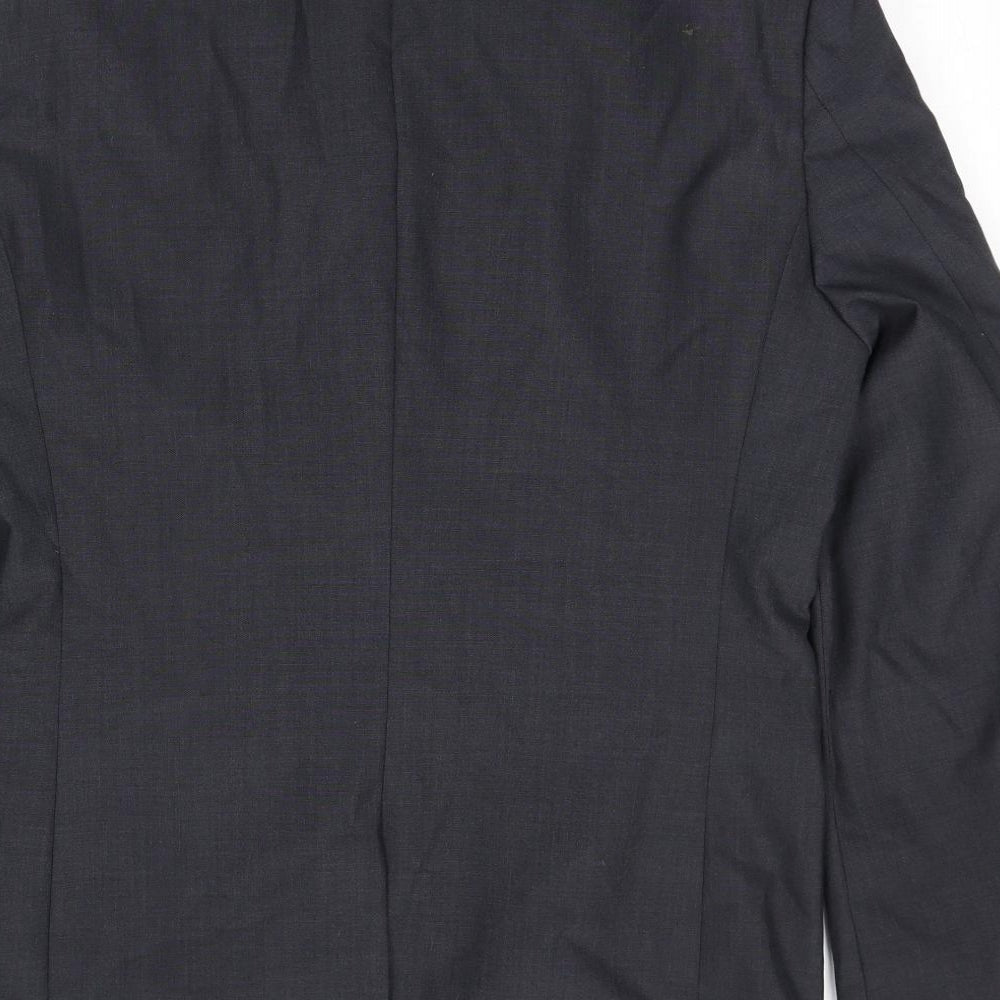 NEXT Mens Grey Wool Jacket Suit Jacket Size 42 Regular
