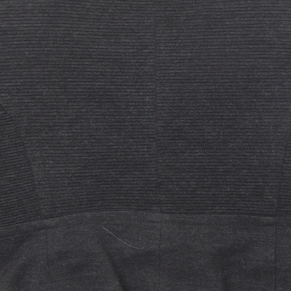 Marks & Spencer Womens Grey Jacket Blazer Size 14 Button