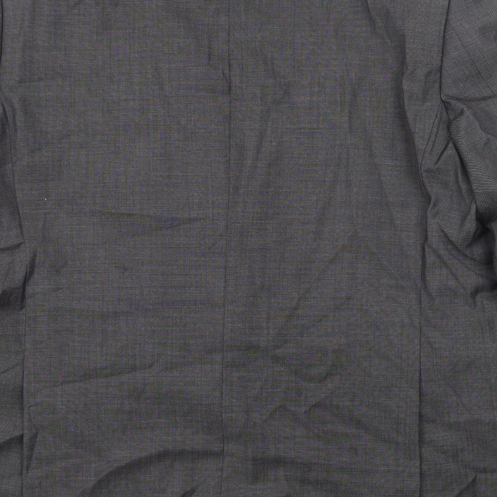 Marks & Spencer Mens Grey Wool Jacket Suit Jacket Size 46 Regular