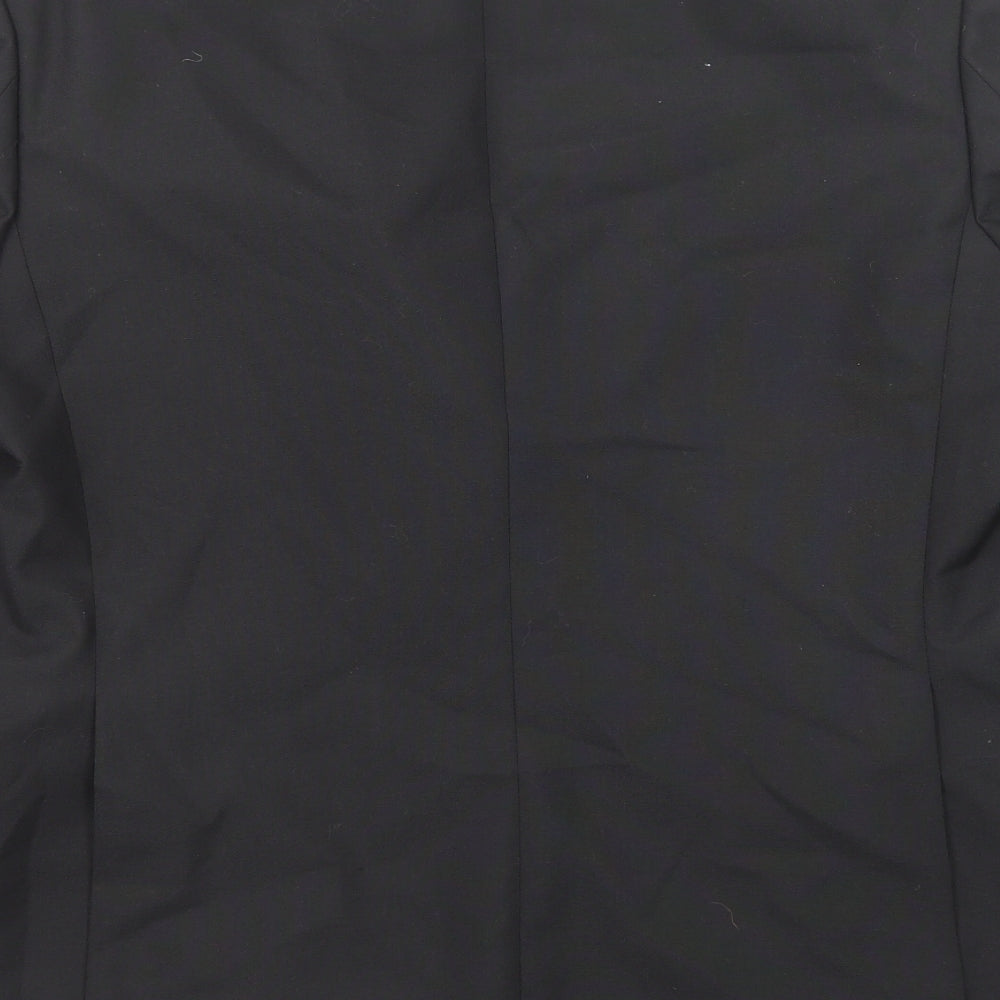 Skopes Mens Black Polyester Jacket Suit Jacket Size 42 Regular