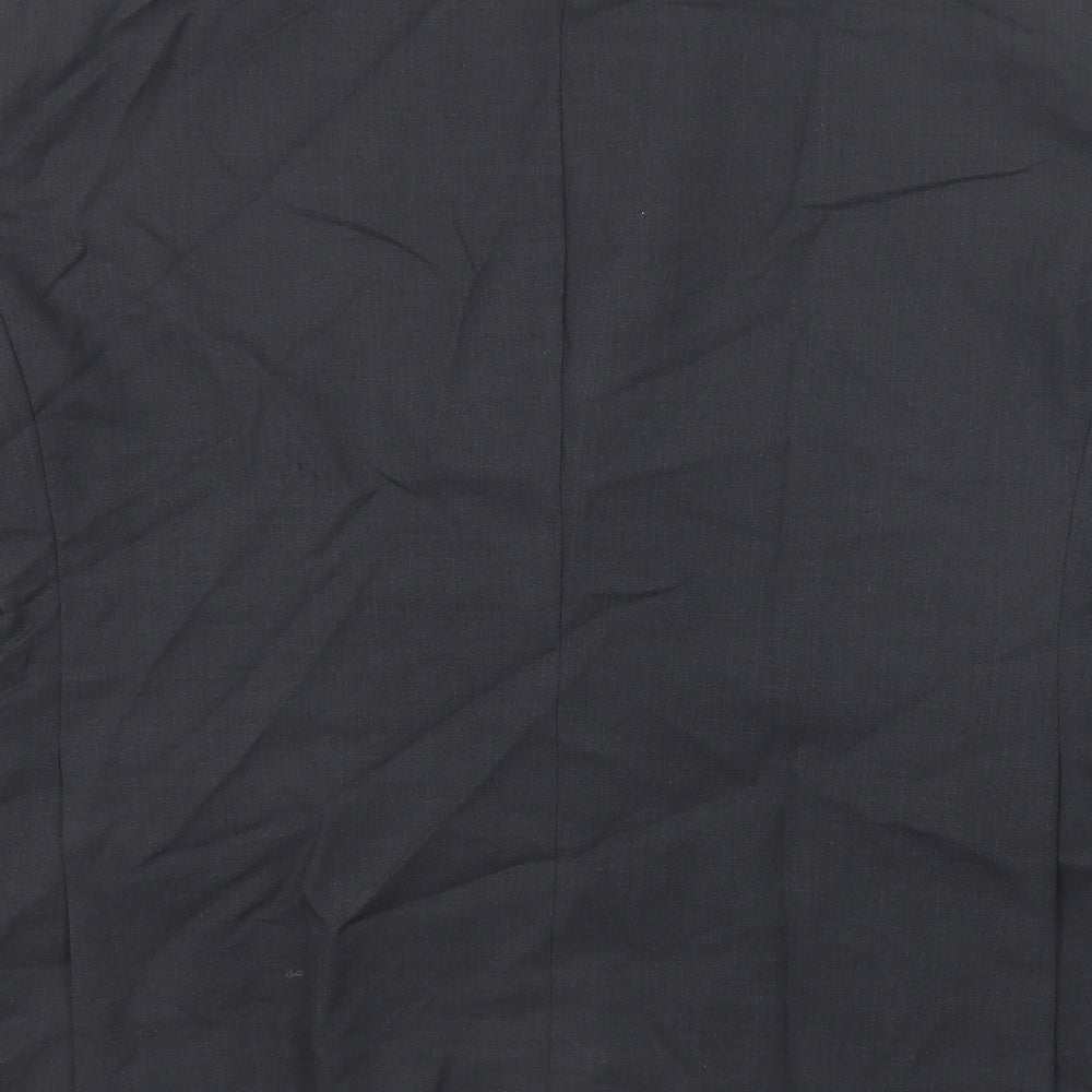 Performance Suit Mens Blue Wool Jacket Suit Jacket Size 48 Regular