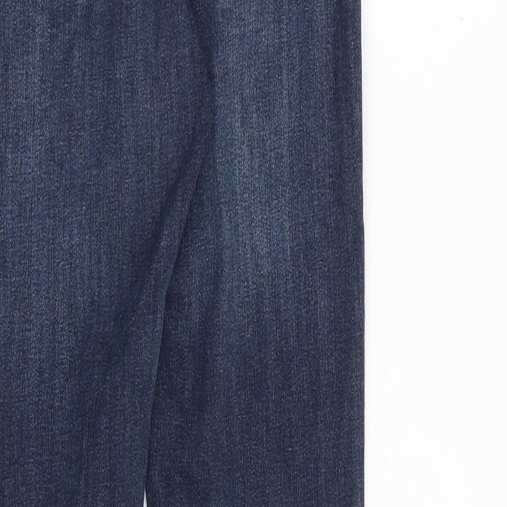 H&M Womens Blue Cotton Skinny Jeans Size 28 in L30 in Slim Zip
