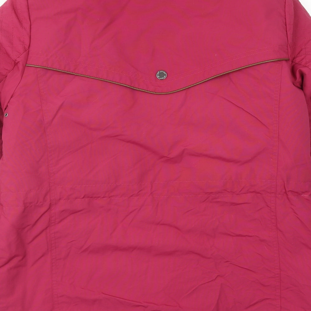 Per Una Womens Pink Jacket Size 12 Zip