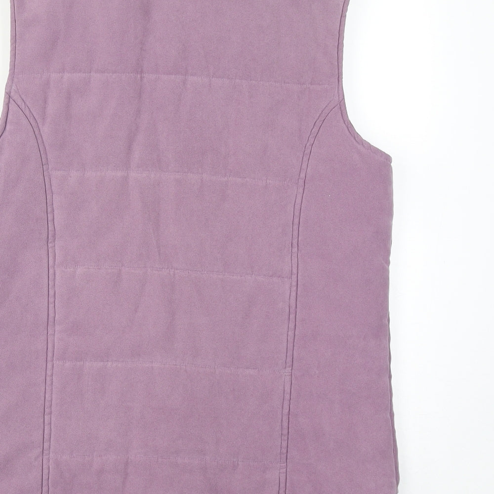EWM Womens Purple Gilet Jacket Size S Zip