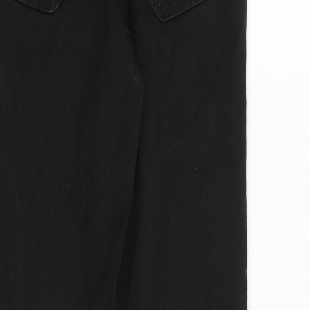 H&M Womens Black Cotton Skinny Jeans Size 26 in L32 in Regular Zip