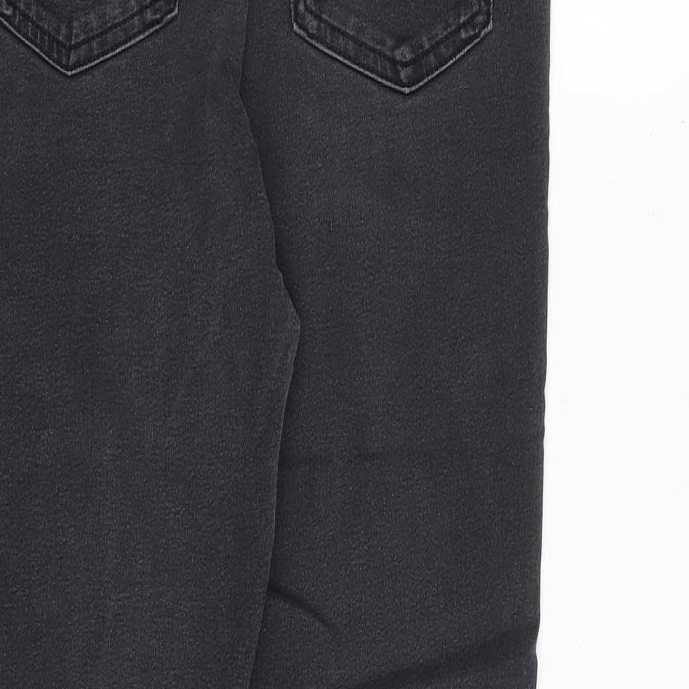 Marks & Spencer Womens Grey Cotton Jegging Jeans Size 10 Regular