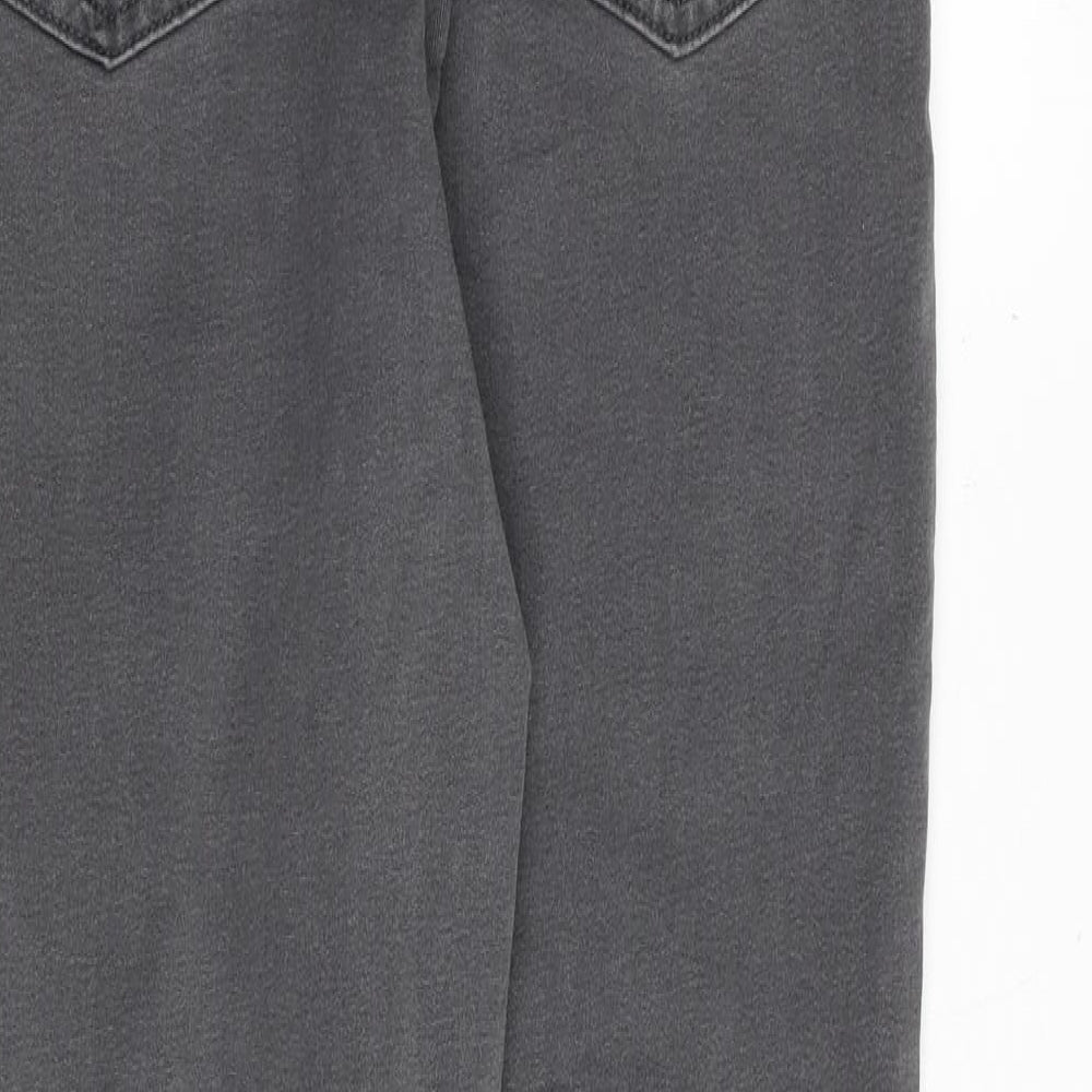 Marks & Spencer Womens Grey Cotton Jegging Jeans Size 10 Regular