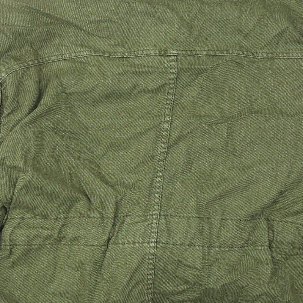 Marks & Spencer Womens Green Jacket Size 10 Button