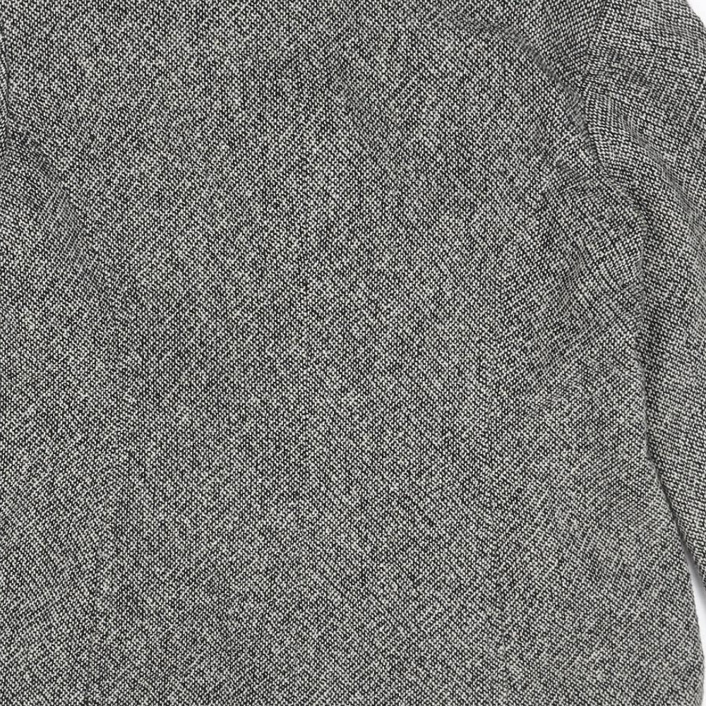 BHS Womens Grey Jacket Size 14 Button