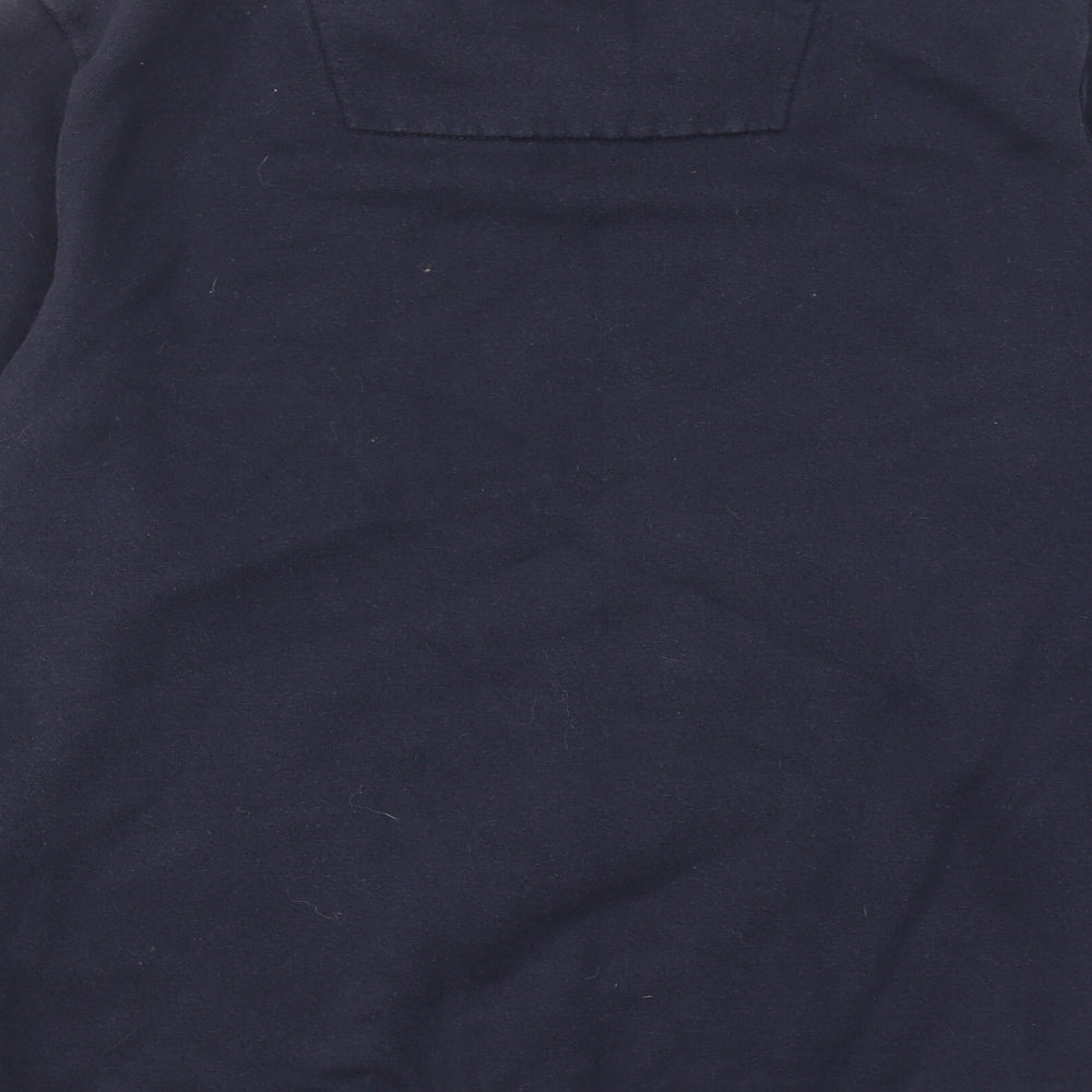Ridge & Co Mens Blue Cotton Pullover Sweatshirt Size M