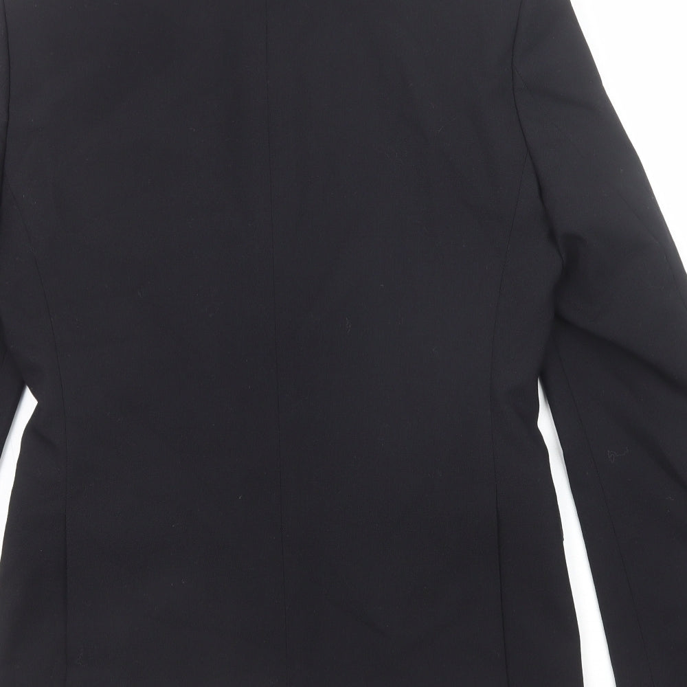 Marks & Spencer Mens Black Wool Jacket Suit Jacket Size 36 Regular