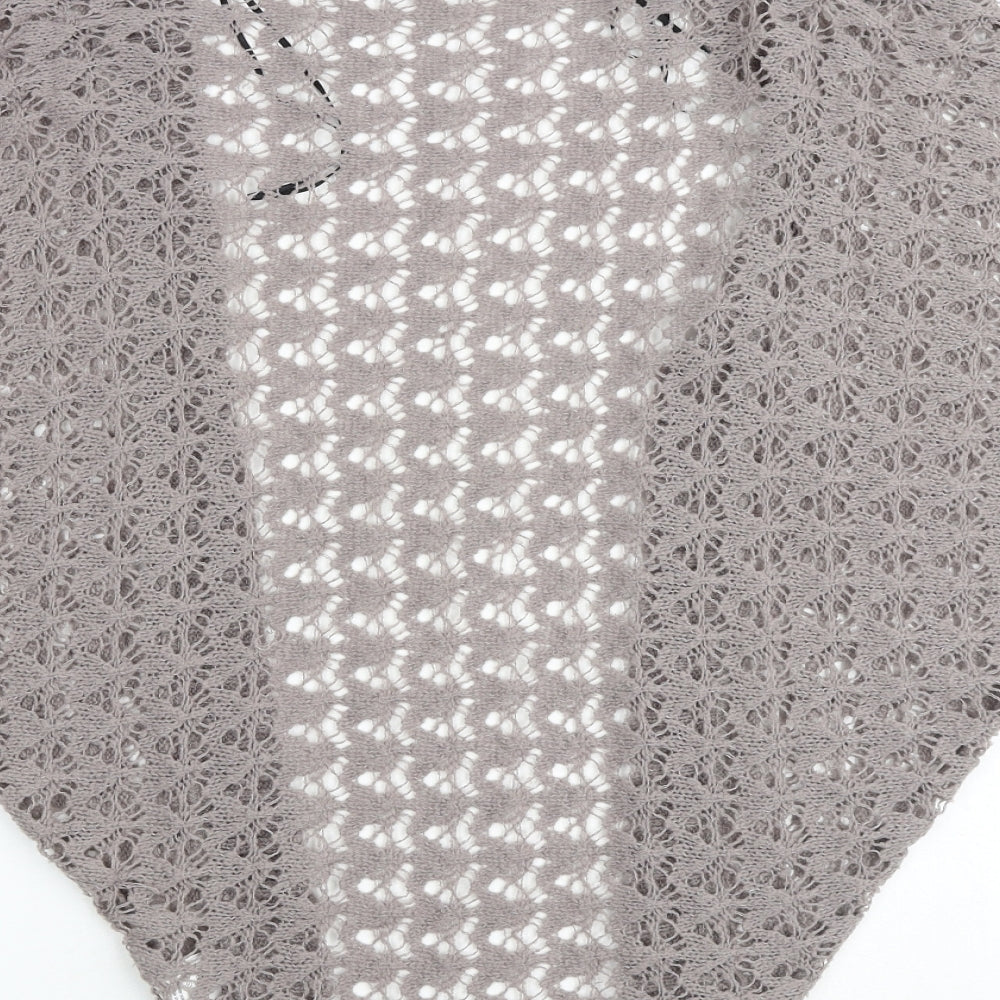 Wallis Womens Brown V-Neck Acrylic Cardigan Jumper Size S