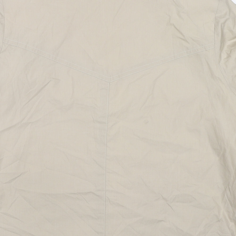 St Michael Womens Beige Jacket Size 16 Zip