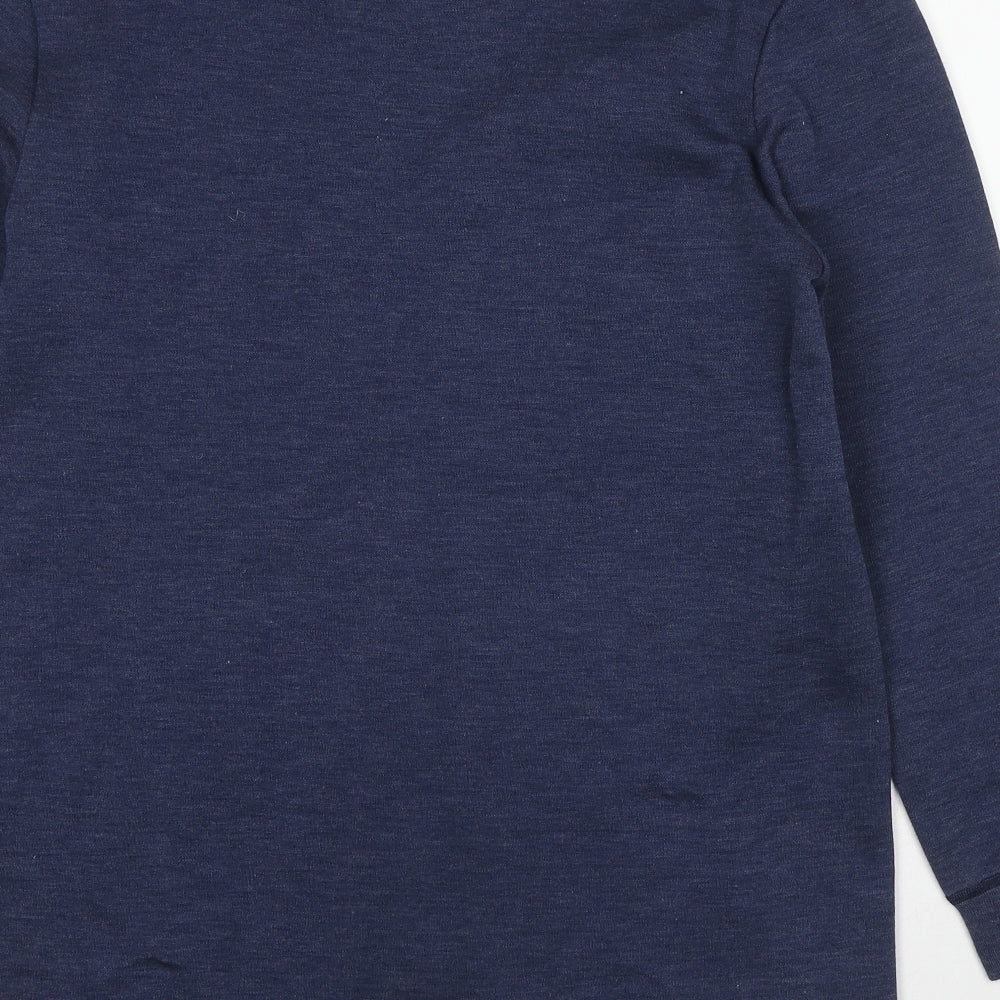 Damart Womens Blue Acrylic Pullover Sweatshirt Size L Pullover