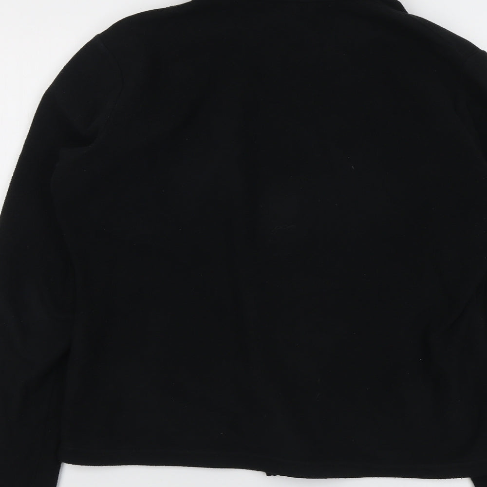 Marks & Spencer Womens Black Jacket Size 14 Zip