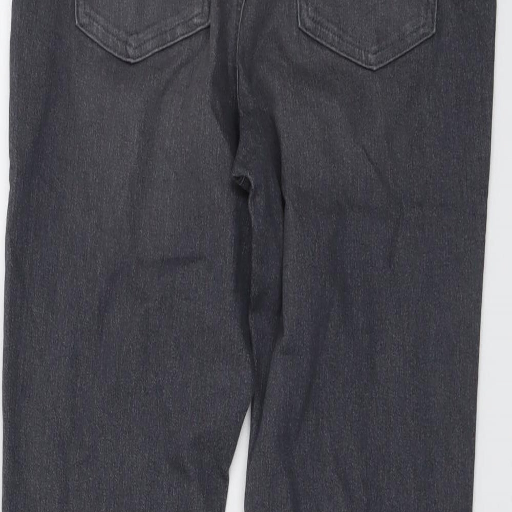 Marks & Spencer Womens Grey Cotton Jegging Jeans Size 12 L27 in Regular